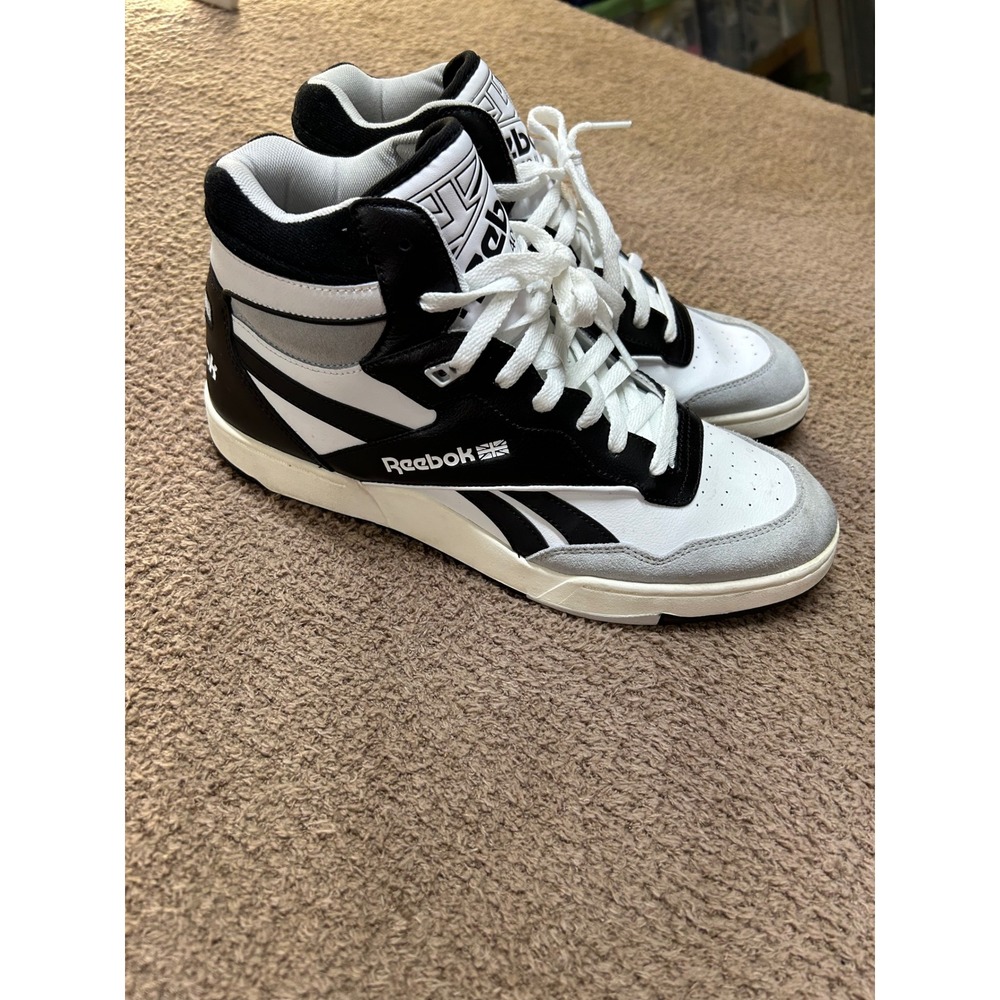 Reebok BB 4000 II High Top Basketball Sneakers Mens 11 Black White 100074741